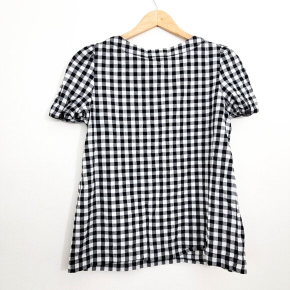 Sezane Octavia Blouse in Gingham 38 6 - Picture 6 of 9